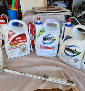 x296- roundup, bug spray 25%-50% full