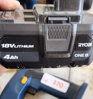x370- Ryobi 18v Power tool set w/ charger. Tested/working - Image 4