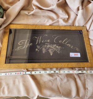 x397- the wine cellar framed art
