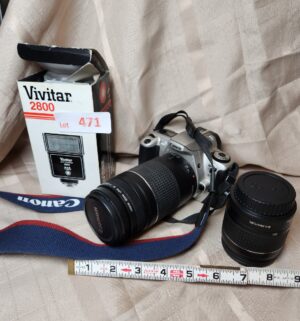 x471- canon rebel 2000 camera w/ accessories