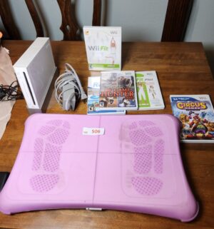 x506- Wii Fit System. Untested. Missing TV connection
