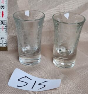 x515- 2 shot glasses
