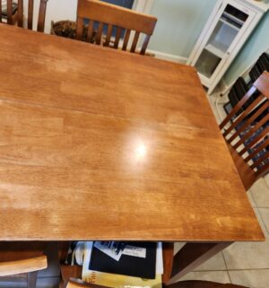 x531- Counter Height Dining Table w/ Hidder Butterfly Leaf Extensions - Image 3