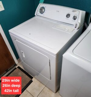 x540- Whirlpool Electric Dryer. Fully Tested/works