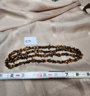 x571- Tiger Eye Stone Necklace