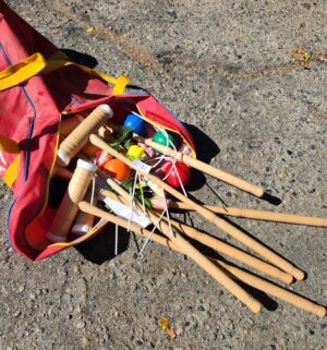 y31- forester croquet set. Very good shape