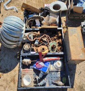 y53- misc hardware. Black Crates Not Included - Image 1