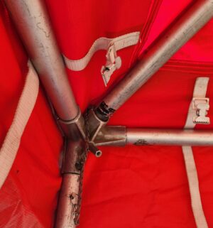 y61- Vintage Fire Chief Canopy. w/ extra canopy. Excellent Condition! - Image 3