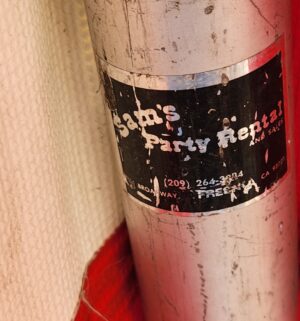 y61- Vintage Fire Chief Canopy. w/ extra canopy. Excellent Condition! - Image 4