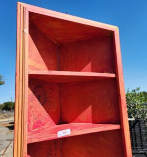 y64- wooden corner shelf. Good shape - Image 2
