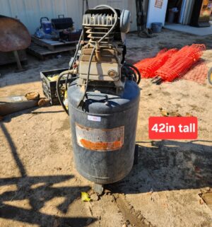 y69- Central Pneumatic 21 Gallon Air Compressor. Tested/works - Image 1