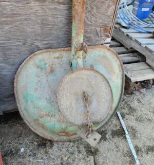 y76- antique john deere tractor seat - Image 2