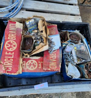 y77- various nails. Black Crate Not Included - Image 1
