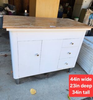 y115- Hamilton Mid Century Utility Cabinet - Image 1