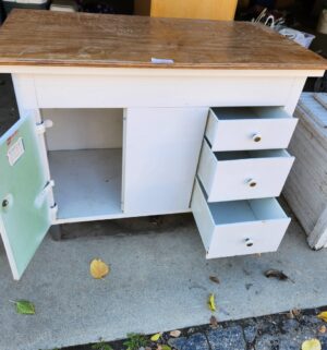 y115- Hamilton Mid Century Utility Cabinet - Image 3