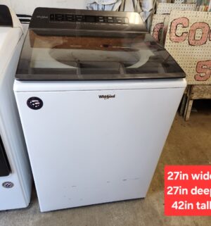 y119- Whirlpool Washer & Electric Dryer Set. Fully Tested. Uninstalled 10-16-25 - Image 3