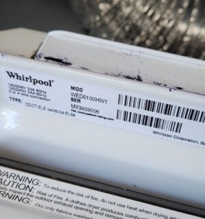 y119- Whirlpool Washer & Electric Dryer Set. Fully Tested. Uninstalled 10-16-25 - Image 12