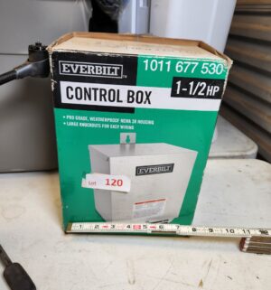 y120- everbilt 1-1/2hp control box - Image 1