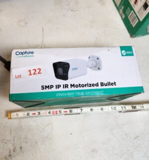 y122- capture 5mp ip ir motorized bullet - Image 1