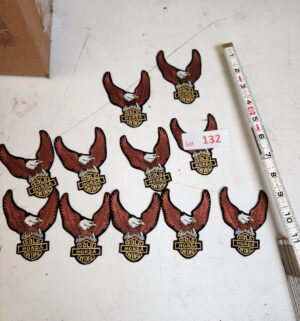 y132- Honda Gold Wing Logo Patches - Image 1
