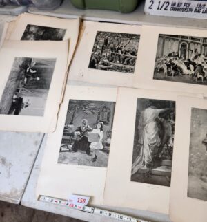 y158- antique prints and sheet music - Image 2