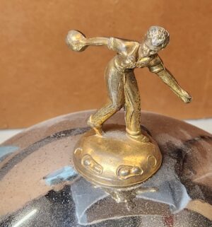 y178- Mid-Century Modern (MCM) bowling ball decanter set - Image 3