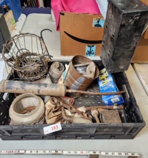 y183- misc items. Black Crate Not Included - Image 1