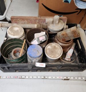 y104- Misc hardware. Black Crate Not Included - Image 1