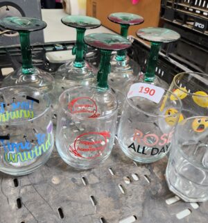 y190- glassware. Black Crate Not Included - Image 2