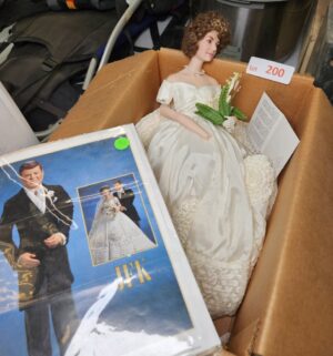y200- jackie kennedy wedding doll - Image 1