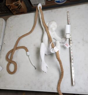 y215- monkey chandelier - Image 1