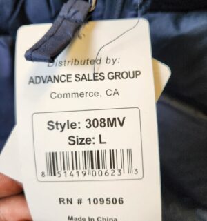 y224- qty 7 vests w/ tags Size L, M, S - Image 2