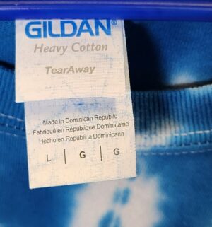 y227- Glidan Tye-Dye Shirts qty 13 size M, L - Image 2