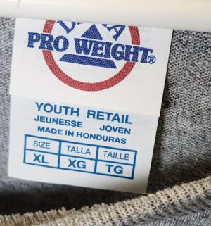 y231- Delta Pro Weight Gray shirts. Qty 13, Size XL - Image 2