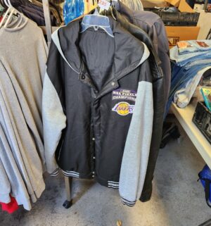 y235- LA Lakers 2020 NBA Finals Reversible Jacket - Image 1