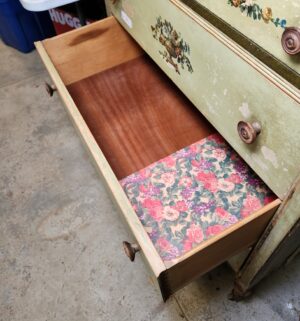 y271- antique 1920s tallboy dresser - Image 3