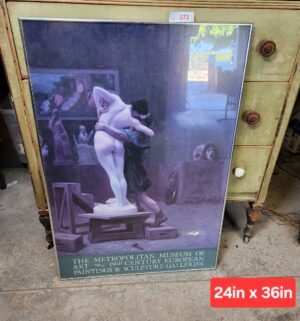 y272- poster of the painting Pygmalion and Galatea - Image 1