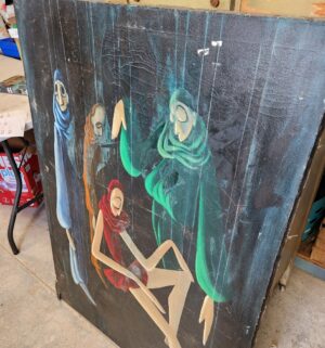 y274- Unique & Mysterious Original Painting. Estimated 1890s to 1910 - Image 2