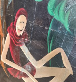 y274- Unique & Mysterious Original Painting. Estimated 1890s to 1910 - Image 3