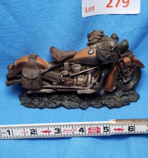 y279- Vintage Indian Chief motorcycle figurine - Image 2