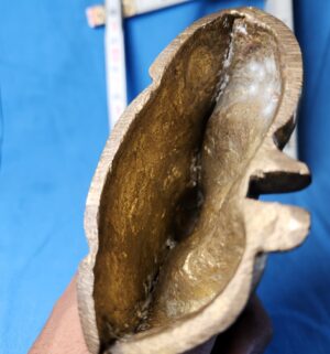 y285- Hotei, Laughing Buddha. Vintage Bronze Figurine - Image 3