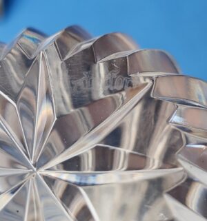 y287- Waterford Crystal ribbed pear paperweight - Image 2