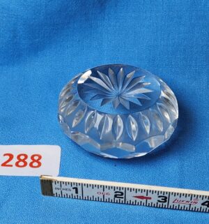 y288- Waterford Crystal Round Dome Large Paperweight - Image 1