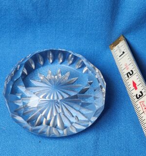 y288- Waterford Crystal Round Dome Large Paperweight - Image 2