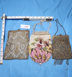 y295- antique beaded evening bags - Image 1
