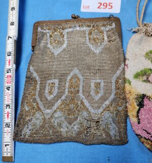 y295- antique beaded evening bags - Image 2