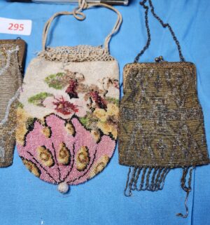 y295- antique beaded evening bags - Image 3