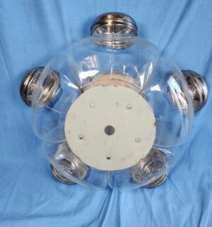 y297- Antique Glass Candy Jar. Great Condition - Image 4
