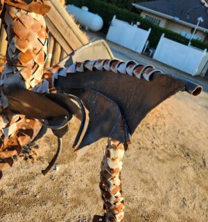 y300- Stunning Metal Sculpture of a Dragon. Locally Made in Fresno. FREE Crane DELIVERY to Fresno/Clovis Area - Image 4