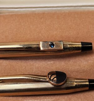z46- Cross 10kt gold filled pen, pencil set - Image 3